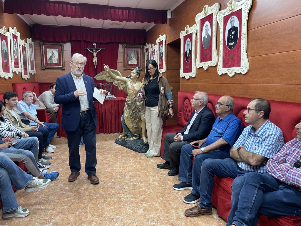 Presentación de la restauración del Ángel Confortador.